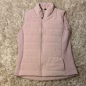 GAIAM Light Pink Quilted Vest